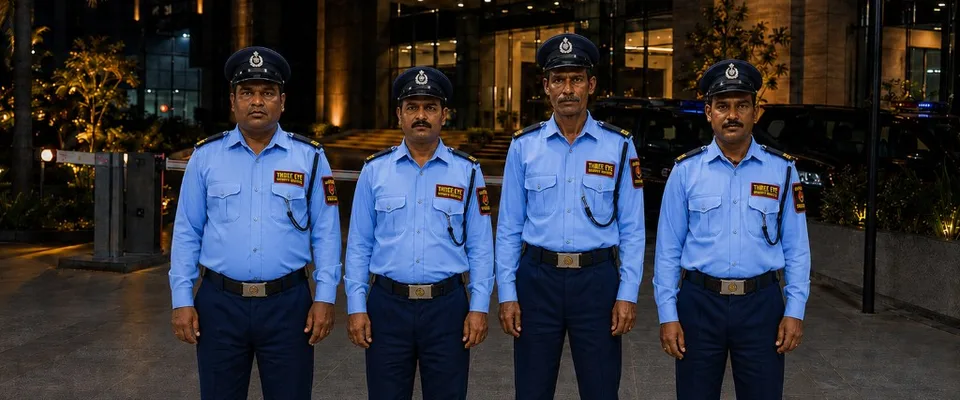 Three Eyes Security Services night security patrol team